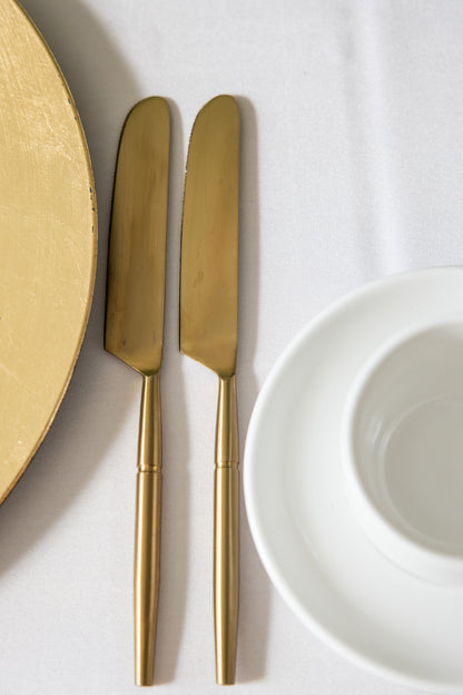 Stand-Out Gold Flatware | Rental