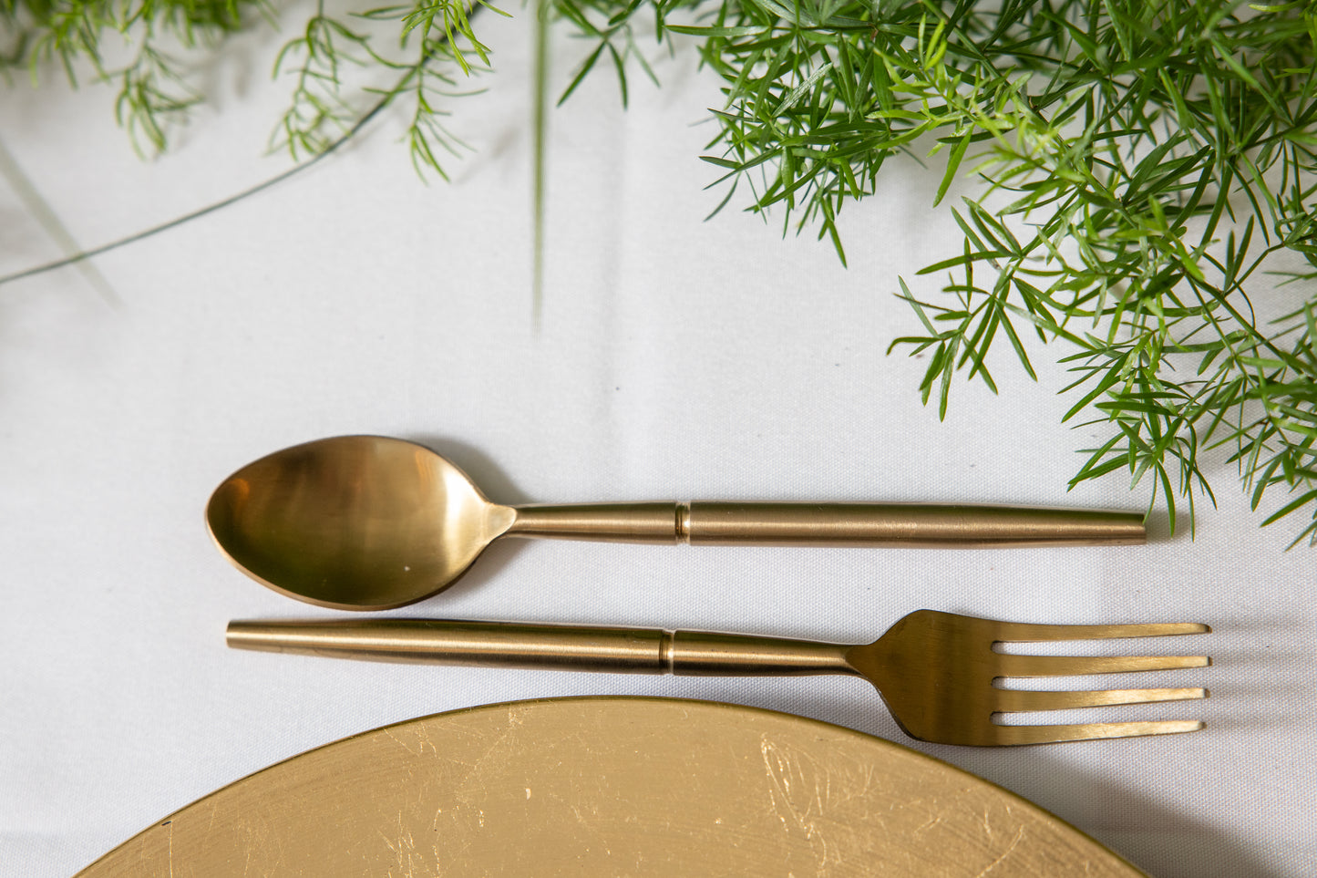 Stand-Out Gold Flatware | Rental
