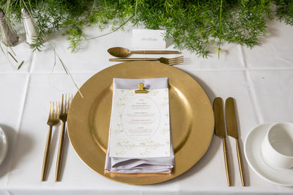 Stand-Out Gold Flatware | Rental