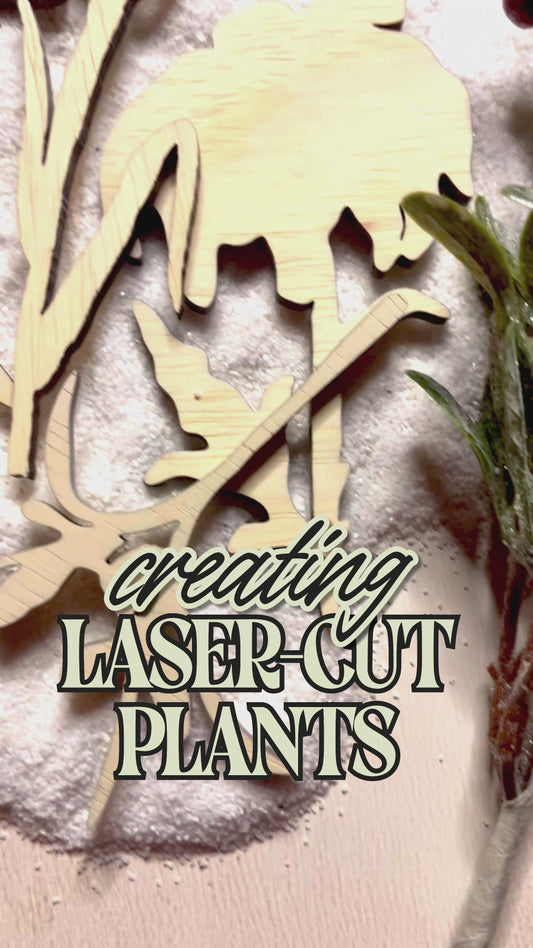 Laser Cut Wooden Minnesota Native Plants